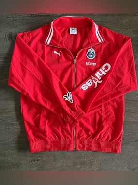 Puma Red Chivas Guadalajara Varsity Jacket